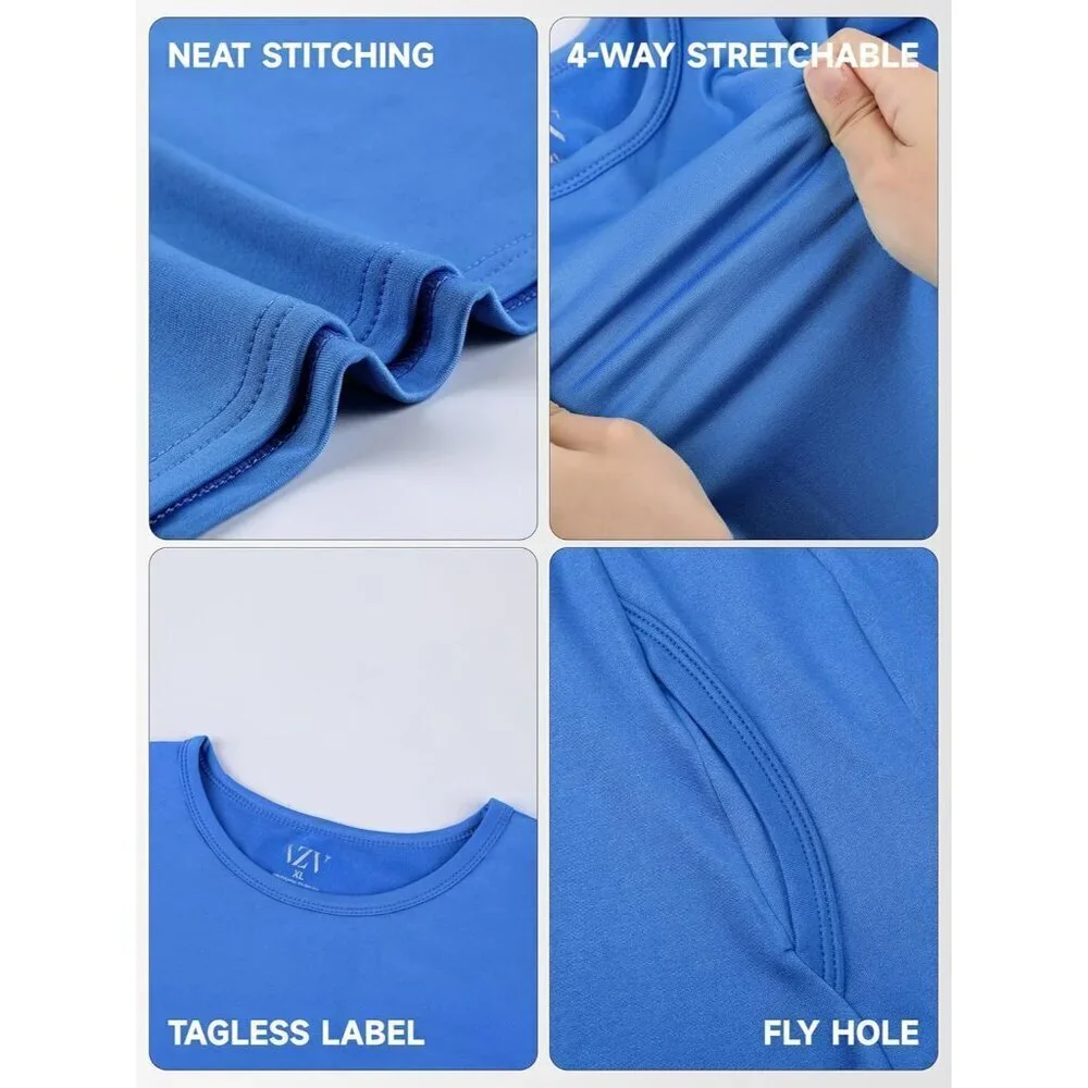 Thermal Underwear for Men Fleece Lined Long Johns for Mens Thermals Top and Bott